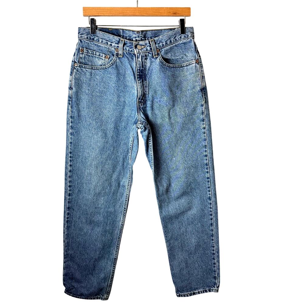 Vintage Levi's 550 Jeans Mens Relaxed Fit Ridged Denim Classic Western Retro